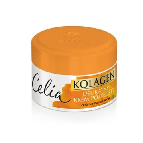 Celia Delicate Collagen Cream Semi-Oily For Face Marigold 50ml