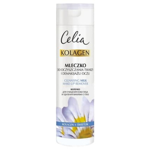Celia Collagen Cleansing Milk For Face And Eye Makeup Removal Eyebright 200ml