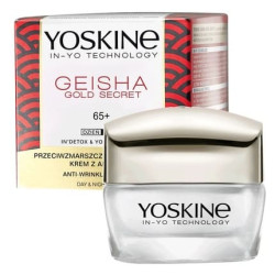 Yoskine Geisha Gold Secret 65+ Anti-Wrinkle Firming Cream With Nori Algae For Day And Night 50ml