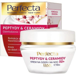 Perfecta Peptides and Ceramides Day and Night Cream 50ml Perfecta Peptides and Ceramides Day and Night Cream 50ml