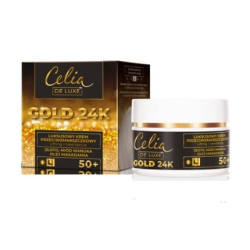 Celia De Luxe Gold 24k Luxurious Anti-Wrinkle Face Cream Lift & Moisturizing 50ml Celia De Luxe Gold 24k Luxurious Anti-Wrinkle Face Cream Lift & Moisturizing 50ml