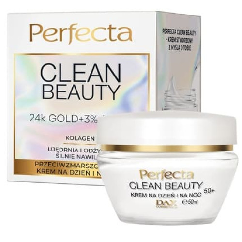 Perfecta Clean Beauty Anti-Wrinkle Face Cream For Day And Night 50+ 50ml