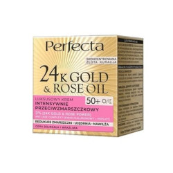 Perfecta Gold & Rose Luxurious Anti Wrinkle Cream For Day And Night 50 50ml Perfecta Gold & Rose Luxurious Anti Wrinkle Cream For Day And Night 50 50ml