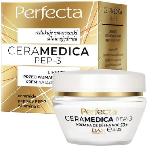 Ceramedica Pep-3 Lifting Anti-Wrinkle Cream For Day And Night 50+, 50ml