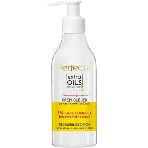 Perfecta Extra Oils Silicone Gloves Hand Cream 195ml