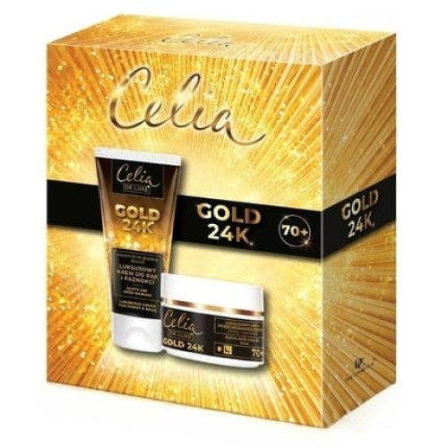 Celiaset De Luxe Gold 24k Antiwrinkle Cream Day And Night 50ml And Hand Cream 80ml Celiaset De Luxe Gold 24k Antiwrinkle Cream Day And Night 50ml And Hand Cream 80ml