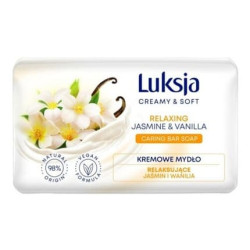 Luxja Relaxing Creamy and Gentle Jasmine and Vanilla Soap Bar 90g