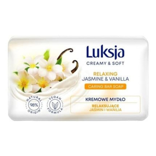 Luxja Relaxing Creamy and Gentle Jasmine and Vanilla Soap Bar 90g