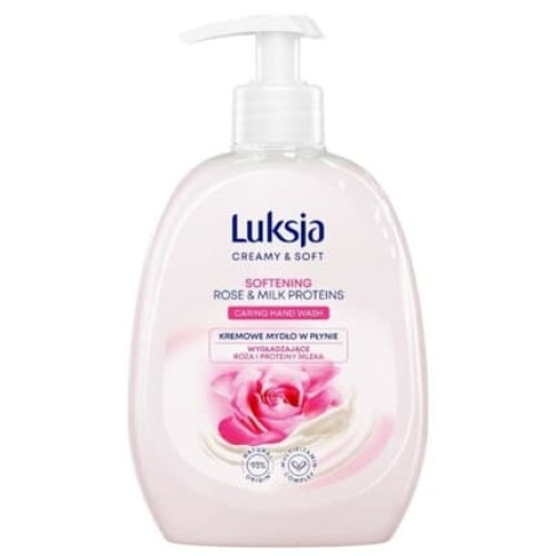 Luxja Creamy and Soft Smoothing Rose and Milk Protein Liquid Soap 500ml