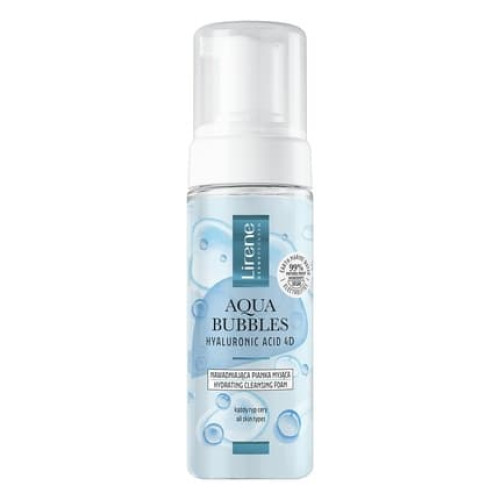 Lirene Aqua Bubbles Hyaluronic Acid 4D Hydrating Washing Foam 150ml