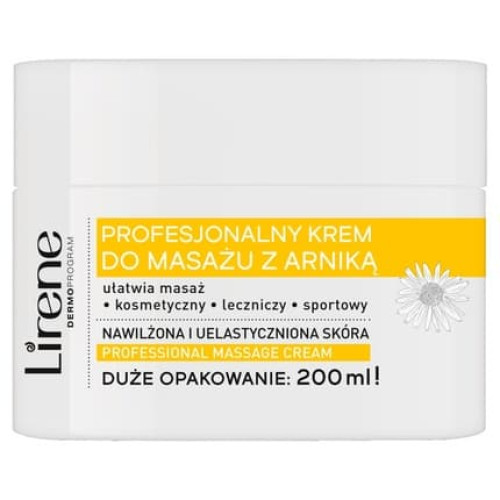 Lirene Professional Massage Cream With Arnica 200ml