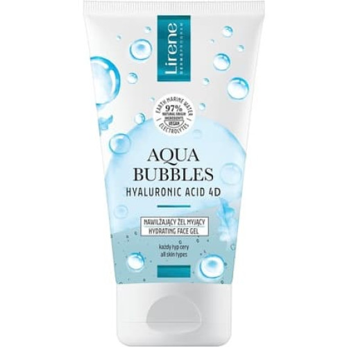 Lirene Aqua Bubbles Moisturizing Wash Gel with 4D Hyaluronic Acid 150ml