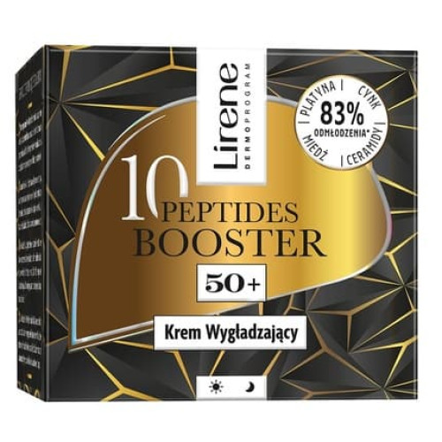 Lirene 10 Peptides Booster Smoothing Cream 50+ 50ml