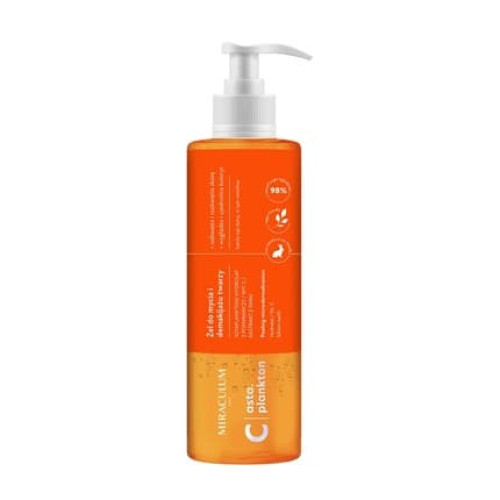 Miraculum Asta Plankton C Face Cleansing And Makeup Remover Gel 200ml