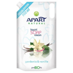 Apart Natural Prebiotic Refill Creamy Liquid Soap Gardenia & Vanilla 900ml
