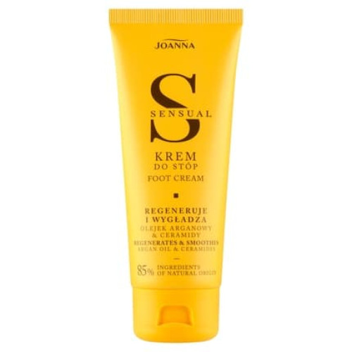 Joanna Sensual Regenerating Foot Cream With Argan Oil 100g