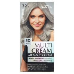 Joanna Multi Cream Metallic Color 5d Effect Hair Dye 32.5 Silver Blonde