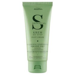 Joanna Sensual Foot Cream for Women with Urea, Hemp, and Panthenol 100g