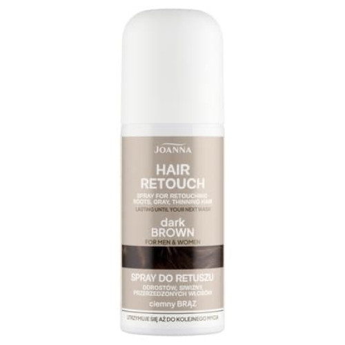 Joanna Hair Retouch Spray For Root Touch-Up Dark Brown 75ml
