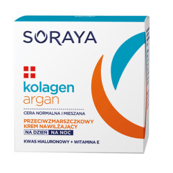 Soraya Collagen & Argan Moisturizing Anti-Wrinkle Cream For Day And Night 50ml