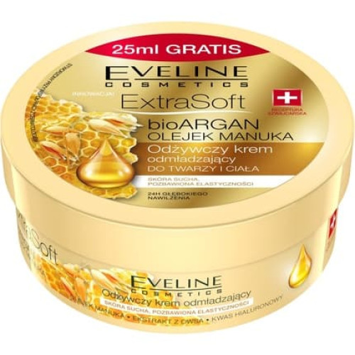 Eveline Cosmetics Extra Soft Luxury Bio Argan Oil with Manuka - Firming