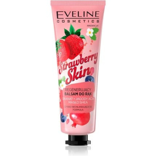 Eveline Cosmetics Strawberry Skin Regenerating Hand Balm - Strawberry Scented