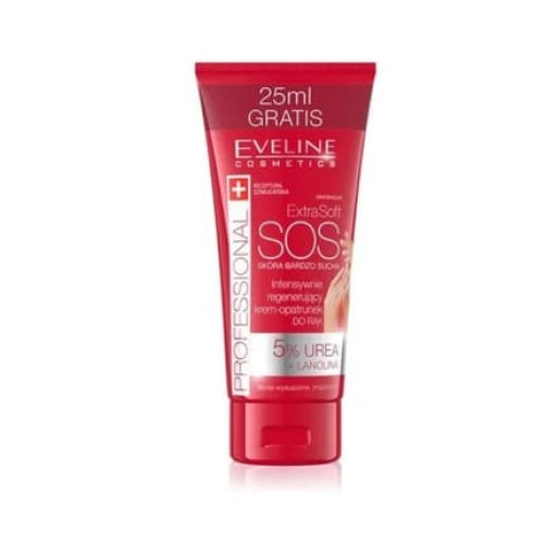 Eveline Extra Soft Sos Intensively Regenerating Hand Cream-Dressing 100ml