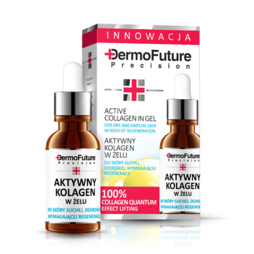 Dermofuture Active Collagen In Gel Face Treatment With Active Collagen For Dry And Mature Skin 20ml