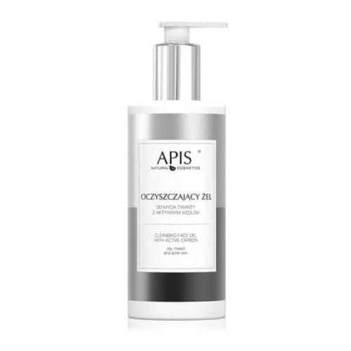 Apis Cleansing Gel For Face Washing With Activated Charcoal 300ml