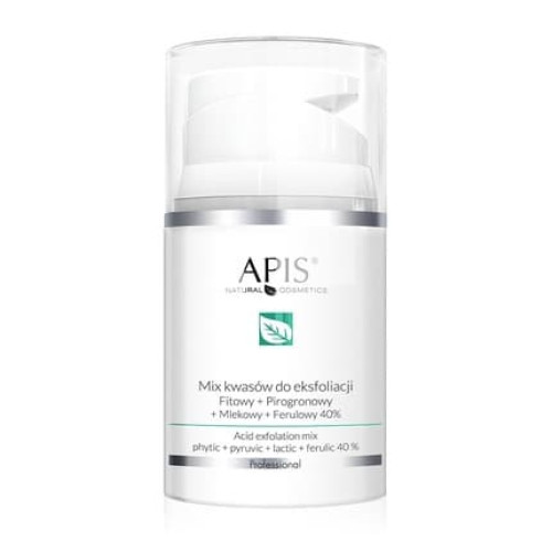 Apis Exfoliation Acid Mix For Exfoliation: Fitowy + Pyruvic + Lactic + Ferulic 40% - 50ml