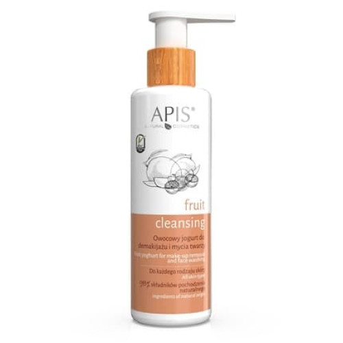 Apis Fruit Cleansing Fruit Yogurt For Makeup Removal And Face Washing 150ml