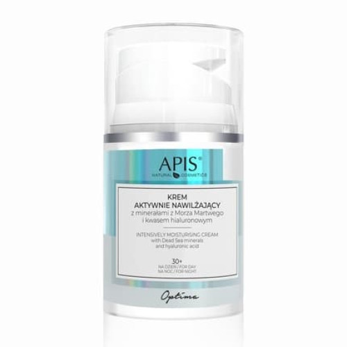 Apis Active Moisturizing Cream With Minerals From The Dead Sea And Hyaluronic Acid 30+ 50ml