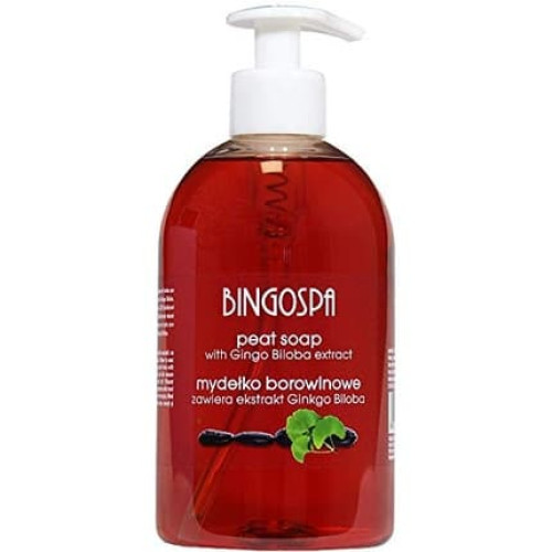Bingospa Liquid Peat Soap Hand Soap with Ginkgo Biloba 500ml