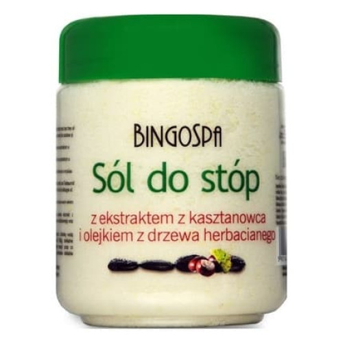 Bingo Spa Foot Salt With Horse Chestnut Extract And Tea Tree Oil 550g