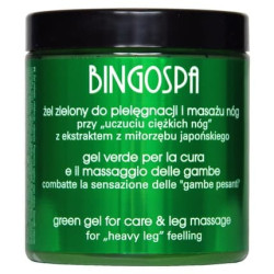 Bingo Spa Green Gel For Foot Care And Massage With Ginkgo Biloba Extract 250g