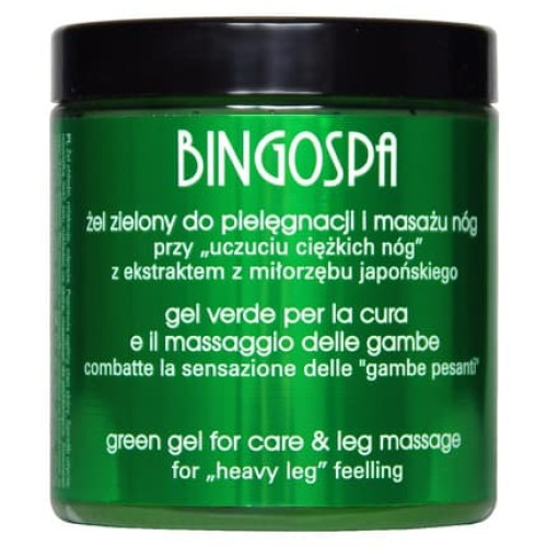 Bingo Spa Green Gel For Foot Care And Massage With Ginkgo Biloba Extract 250g Bingo Spa Green Gel For Foot Care And Massage With Ginkgo Biloba Extract 250g