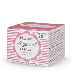 Nacomi Argan Oil Cream For Dry And Normal Skin 30+ Day Cream 50ml Nacomi Argan Oil Cream For Dry And Normal Skin 30+ Day Cream 50ml