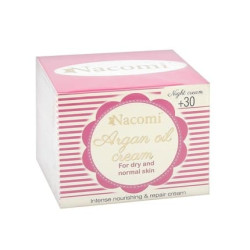 Nacomi Argan Oil Cream Night with Hyaluronic Acid 30 + 50ml Nacomi Argan Oil Cream Night with Hyaluronic Acid 30 + 50ml