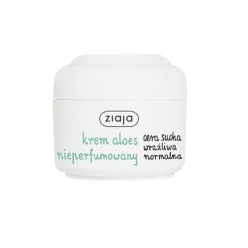 Ziaja Bio Aloe Vera Cream Unscented For Dry Sensitive Normal Skin 50ml