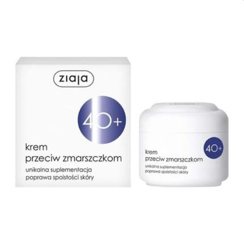 ZIAJA 40+ Series Moisturizing Anti-Wrinkle Face Cream for Mature Skin 50ml