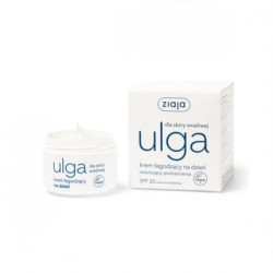 Ziaja Ulga Soothing Cream For Day Use 50ml - Reduces Irritations For Sensitive Skin