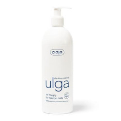 Ziaja Ulga Creamy Cleansing Gel For Face And Body Dry Rough Skin 400ml