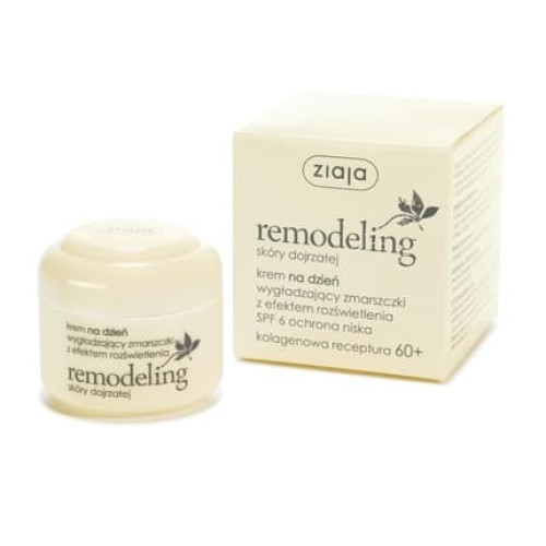 Ziaja Remodeling Cream For Mature Skin Spf6 60+ Day Cream Smoothing Wrinkles 50ml Ziaja Remodeling Cream For Mature Skin Spf6 60+ Day Cream Smoothing Wrinkles 50ml