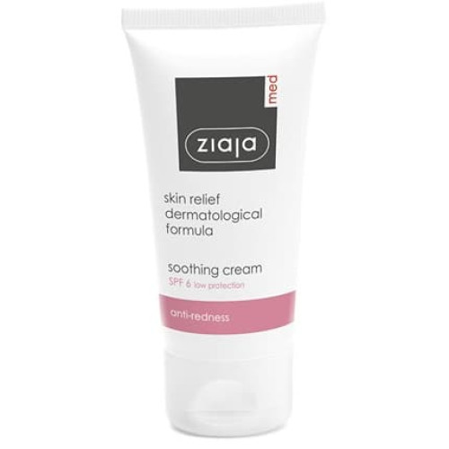 Ziaja Soothing Cream For Redness Of Skin Spf 6 50 Ml