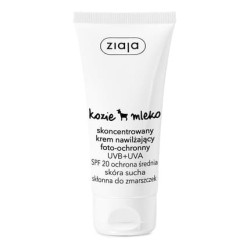 Ziaja Goat's Milk Spf20 Concentrated Moisturizing Face Cream For Dry Skin Prone To Wrinkles 50ml