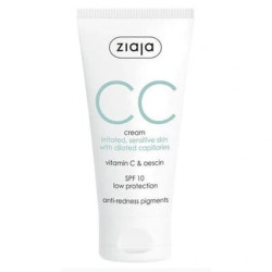 Ziaja Cc Cream For Irritated And Sensitive Skin 50ml Spf 10 Ziaja Cc Cream For Irritated And Sensitive Skin 50ml Spf 10