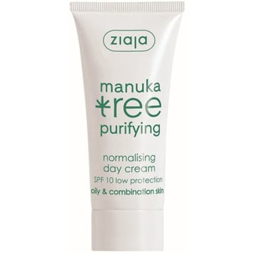 Ziaja Day Cream Spf 10 Normalizing Manuka Tree Purifying 50 Ml