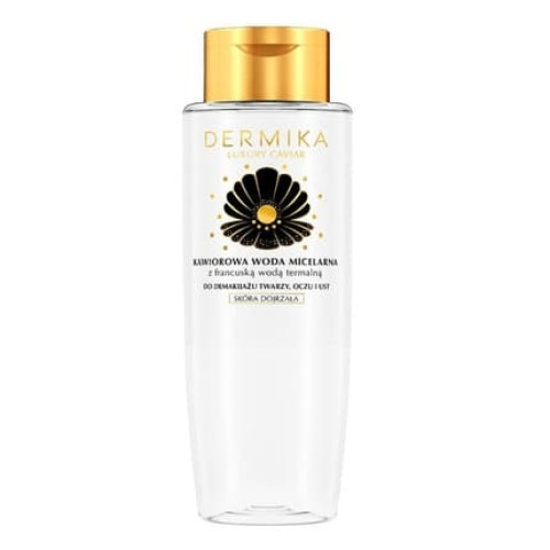 Dermika Luxury Caviar Micellar Water 400ml For Makeup Removal With French Thermal Water Dermika Luxury Caviar Micellar Water 400ml For Makeup Removal With French Thermal Water