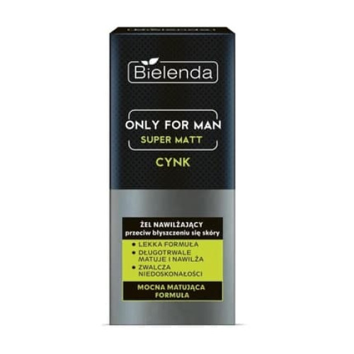 Bielenda Only For Men Super Mat Moisturizing Gel Against Shine 50ml