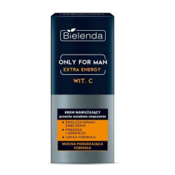 Bielenda Only For Men Extra Energy Moisturizing Cream Against Signs Of Fatigue 50ml